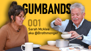 Gumbands 001. Sarah McAlee and Rick Sebak