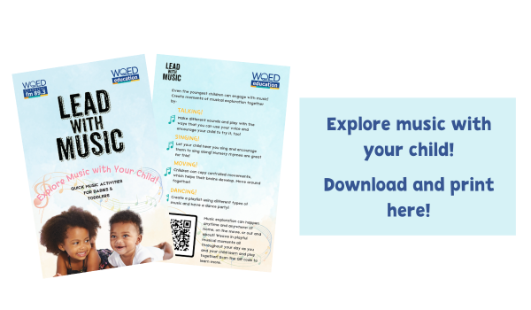 Explore music with your child. Download and print here.