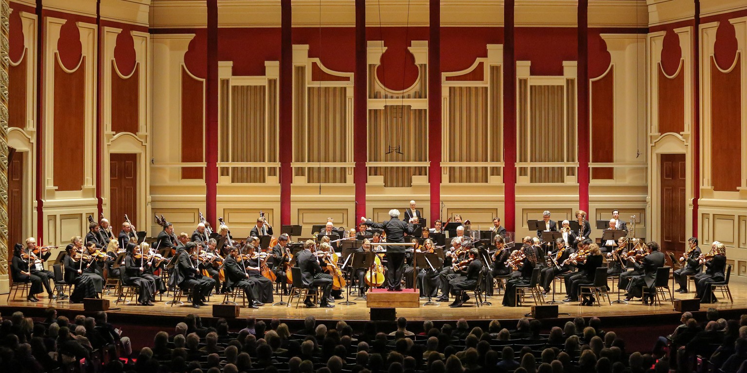 The Pittsburgh Symphony Orchestra on stage