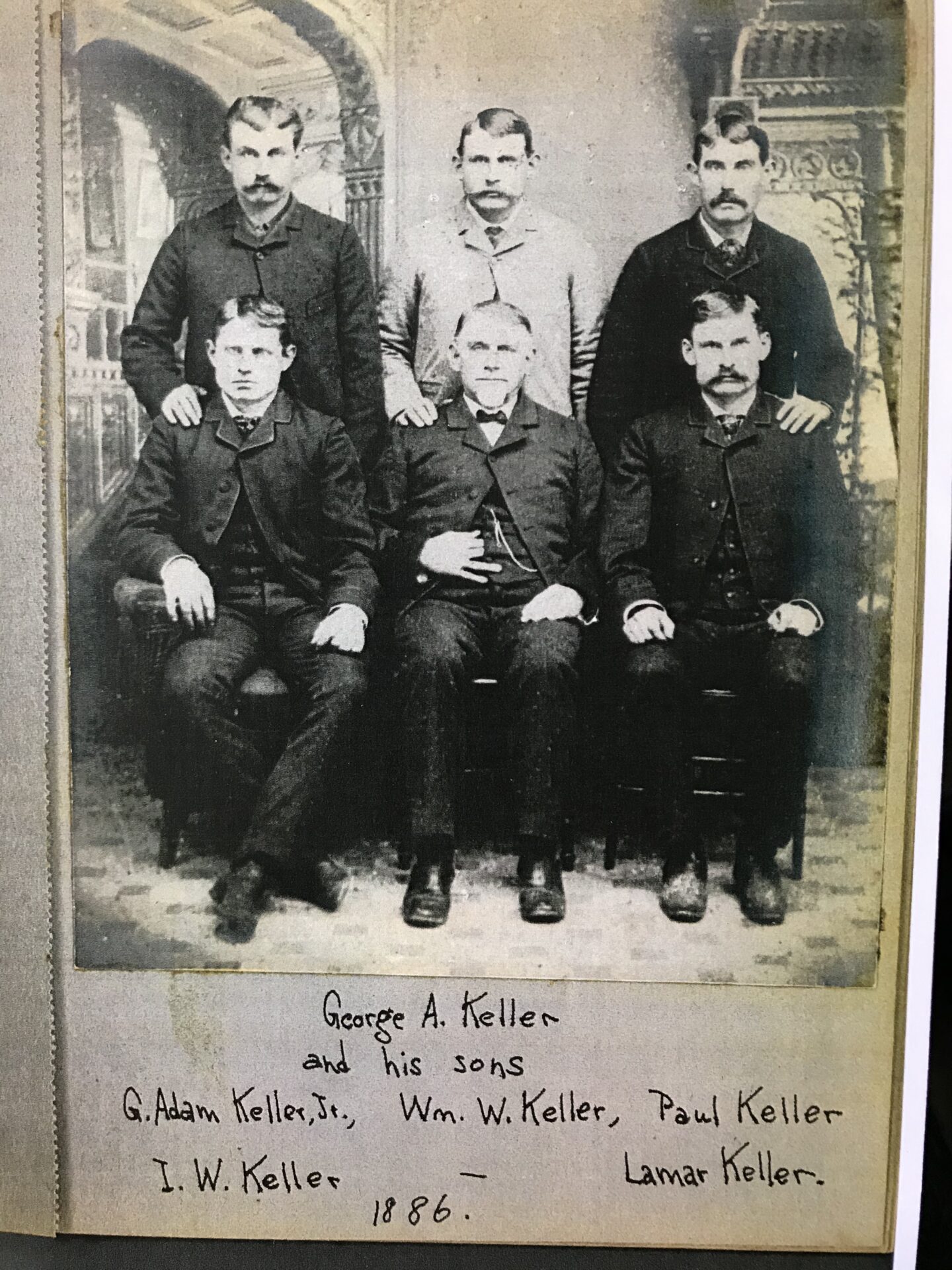 George A. Keller and sons, ancestors of Sarah Eisner.