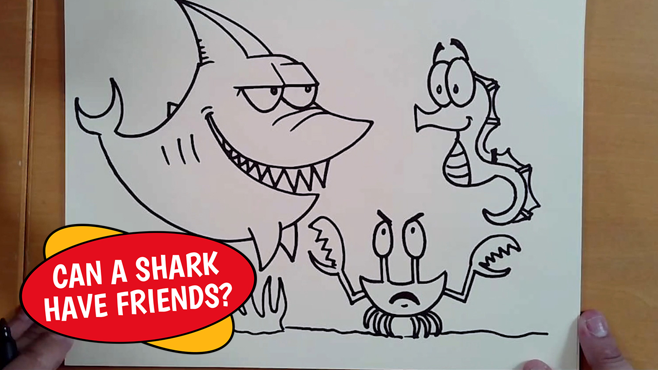 Can a shark have friends?