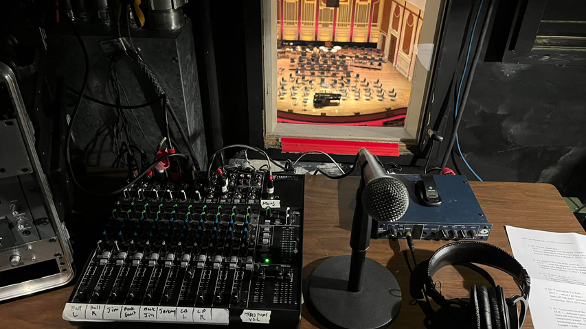 WQED-FM broadcast station at the Pittsburgh Symphony Orchestra