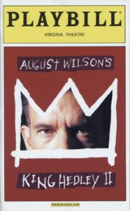 King Hedley Playbill cover