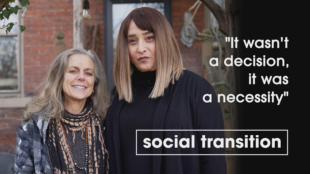 "It wasn't a decision, it was a necessity." Social Transition