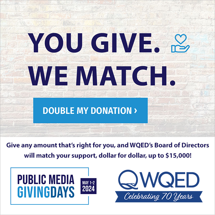 You give, we match. Have your donation doubled by donating now.